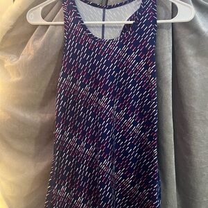 Nike Blue and Pink Tank Top